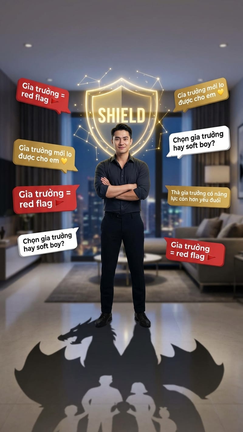 Gia trưởng mới lo được cho em