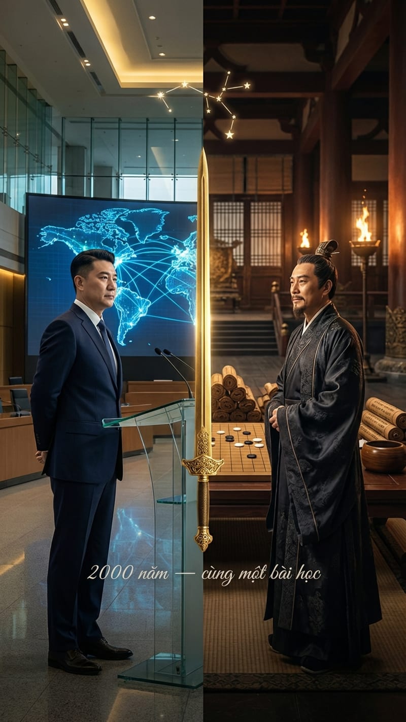 Một lần vung kiếm, định giang sơn