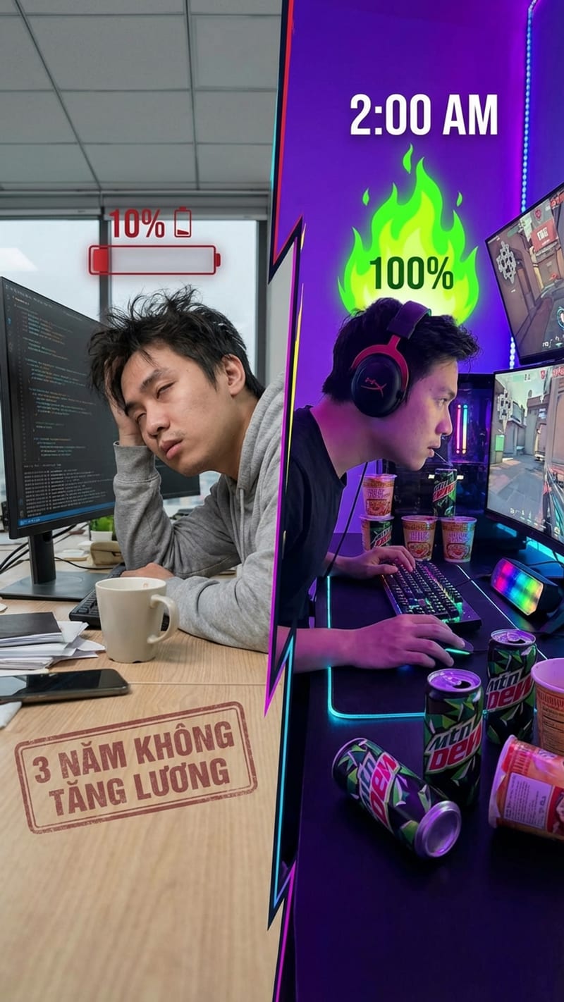 Nghiện game, lương không tăng — lá số nói gì?